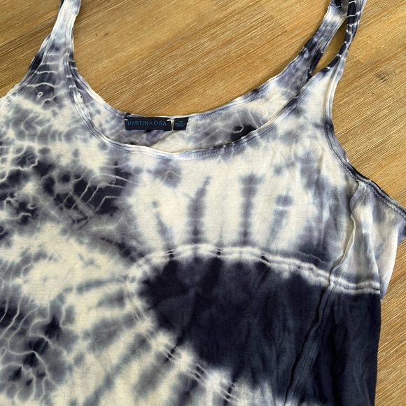 Martin + OSA Tie-Dye Lightweight Strappy Beach Tank 100% cotton - Like new - med - Picture 5 of 7